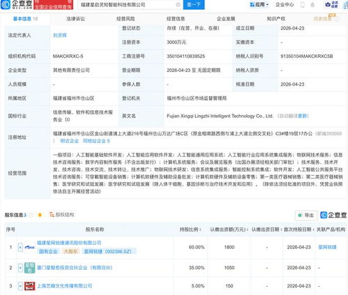 星网锐捷等联合成立新公司，加码AI基础软件开发领域